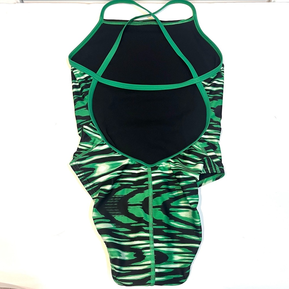 Speedo Wave Wall Crossback Pro LT One Piece Swimsuit - Size 6 - Picture 8 of 8